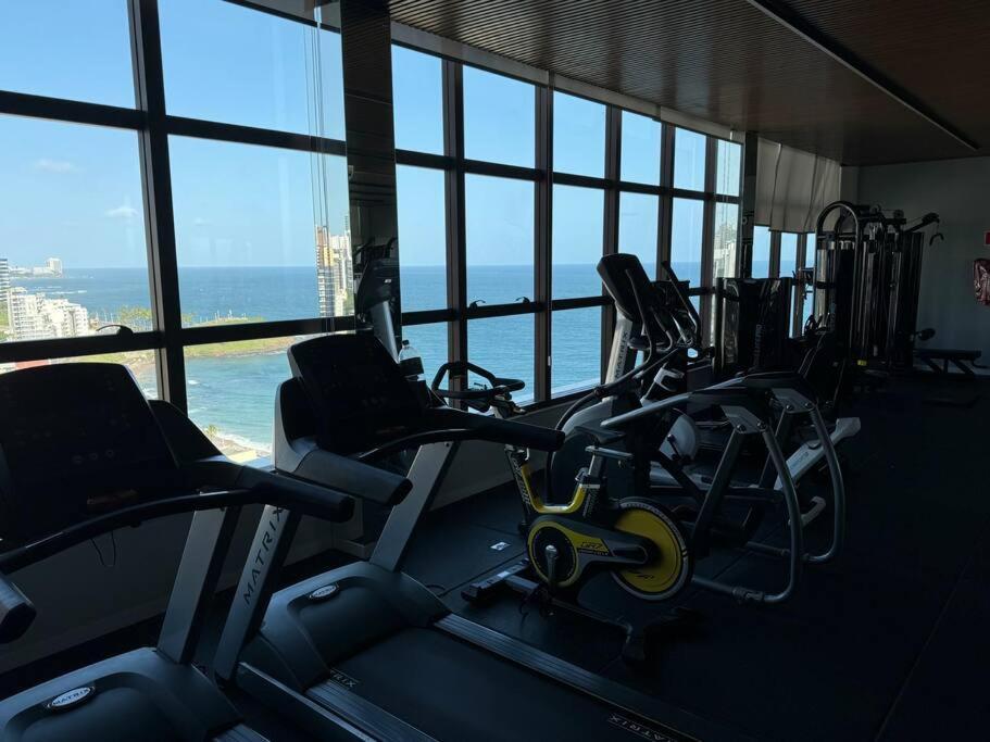 Apartamento Apto 2,4 Vista Mar N1302 Farol Da Barra Salvador de Bahía